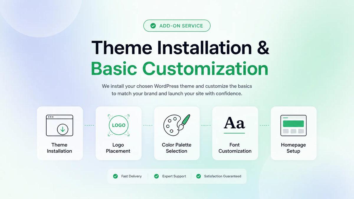 Theme Installation & Basic Customization