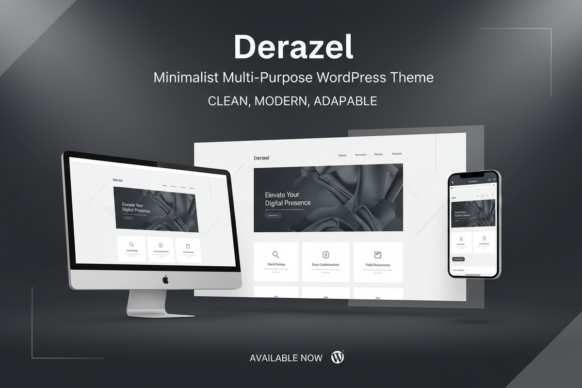 Derazel – Minimalist Multi-Purpose WordPress Theme