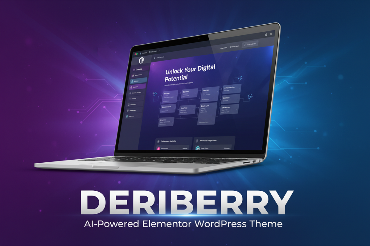 Deriberry – AI-Powered Elementor WordPress Theme